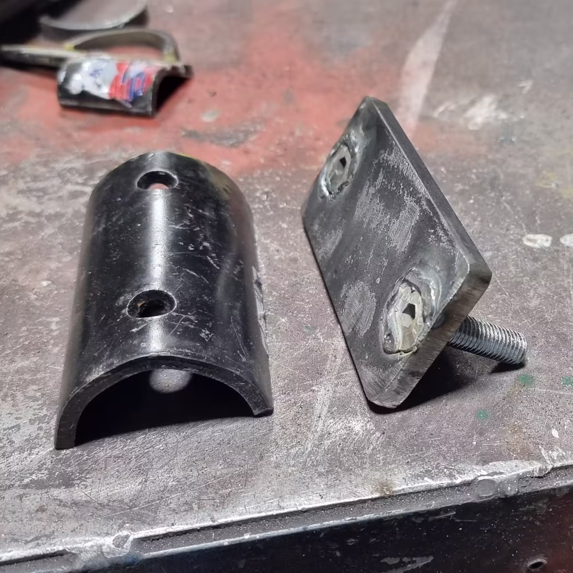 Welded screws